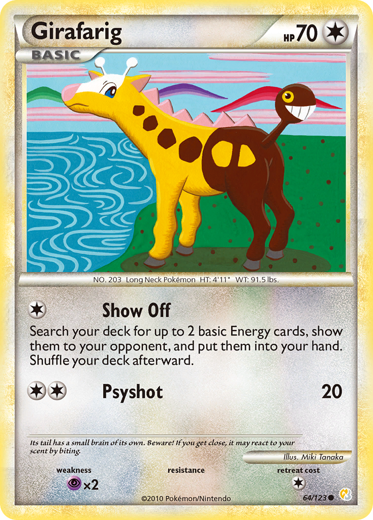 Girafarig (64/123) [HeartGold & SoulSilver: Set de Base]