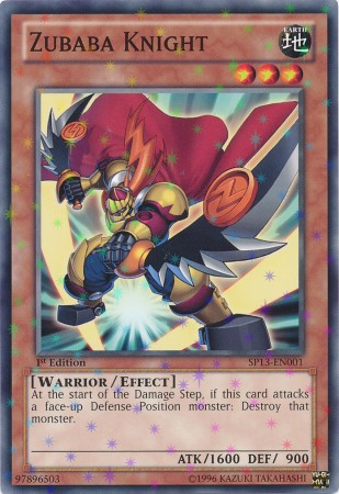 Zubaba Chevalier [SP13-FR001] Starfoil Rare