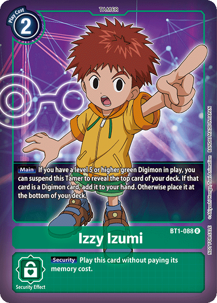 Izzy Izumi [BT1-088] (Promo de la caja de compra) [Promos del Paquete de Refuerzo Especial de Lanzamiento Ver.1.0]