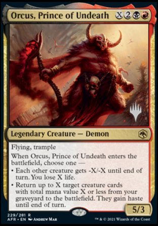 Orcus, Prince de la Non-vie (Pack promotionnel) [Donjons & Dragons : Aventures dans les Royaumes Oubliés - Promos]