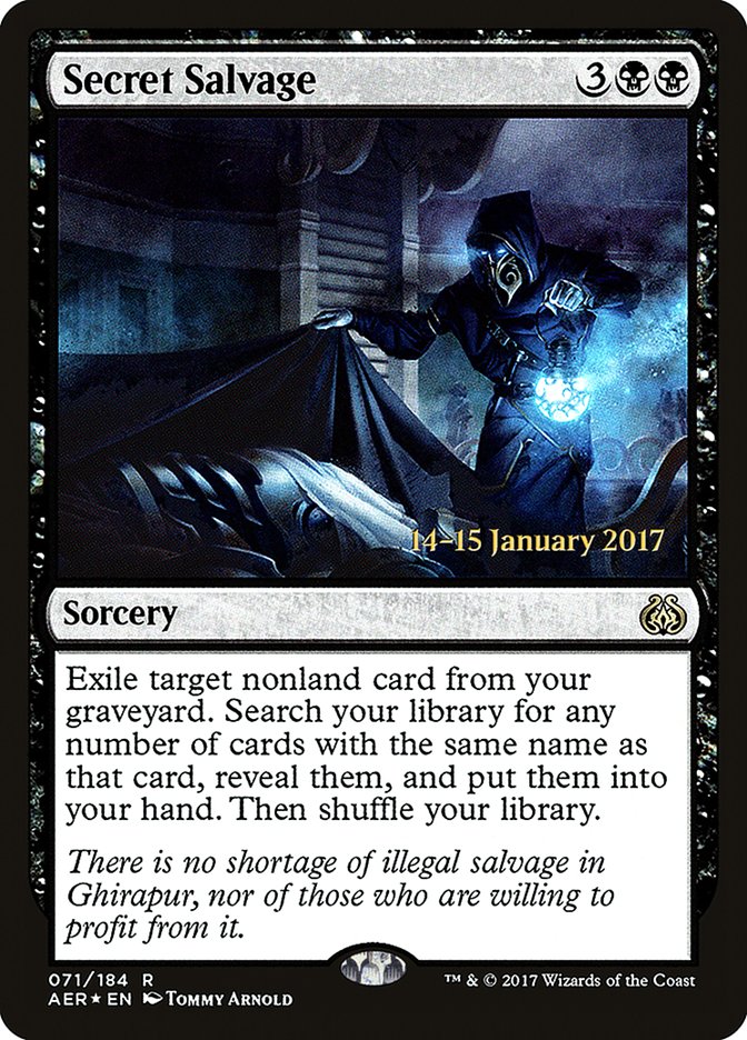 Récupération secrète [Cartes promo d'avant-première d'Aether Revolt]