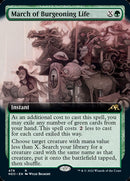 Marche de la vie en plein essor (Extended Art) [Kamigawa: Neon Dynasty]