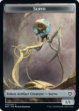Myr // Servo Jeton recto-verso [Jetons Commander La Guerre des Frères]