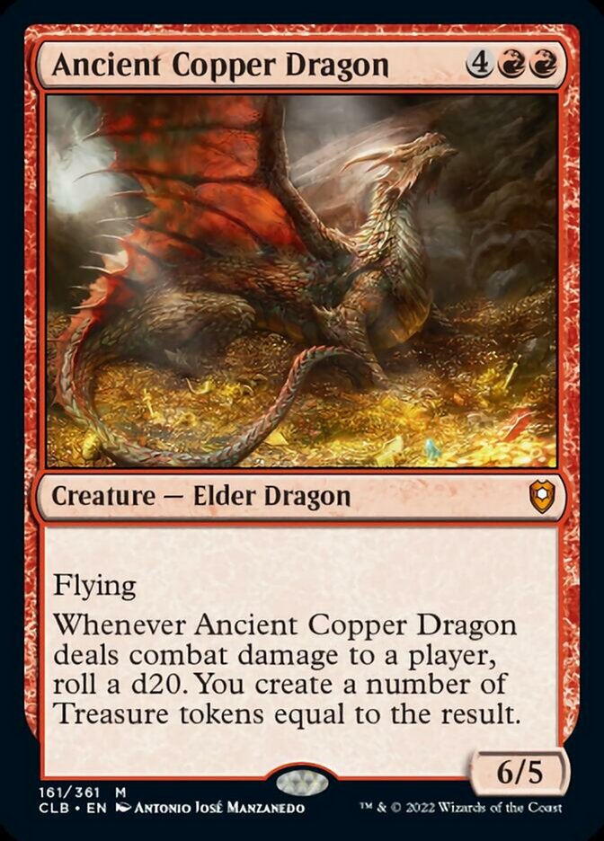 Dragon de cuivre ancien [Commander Legends : La Bataille de la Porte de Baldur]