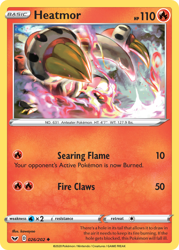 Heatmor (026/202) [Épée et Bouclier : Set de Base]