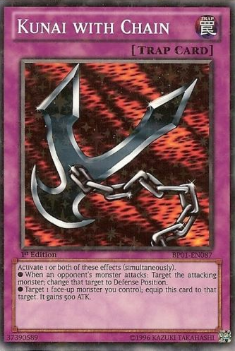 Kunai avec Chaîne [BP01-FR087] Starfoil Rare