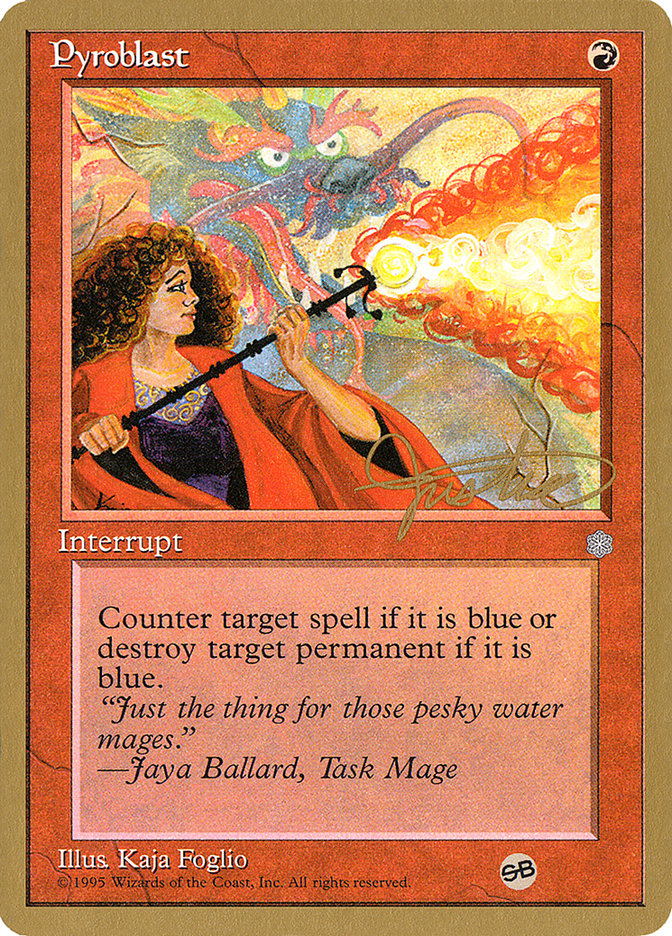 Explosion de pyrolithe (Mark Justice) (SB) [Pro Tour Collector Set]