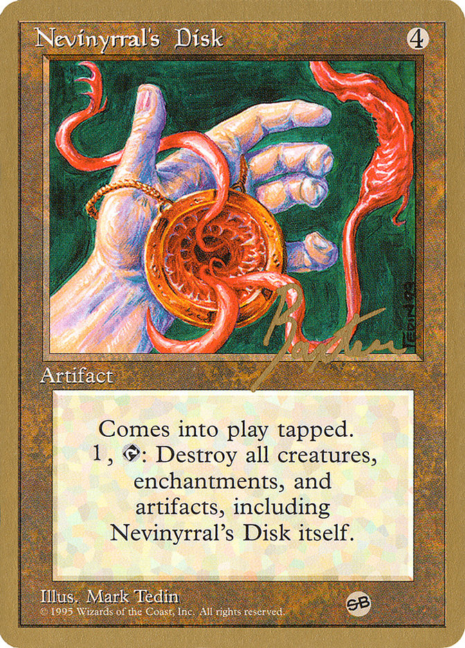 Disque de Nevinyrral (George Baxter) (SB) [Pro Tour Collector Set]