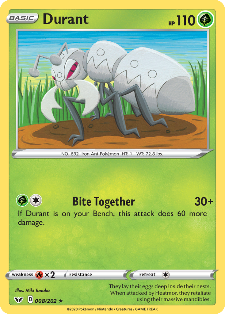 Durant (008/202) [Épée et Bouclier : Set de Base]