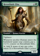 Élite Lame-héron (Illustration étendue) [Innistrad: Chasse de minuit Commander]
