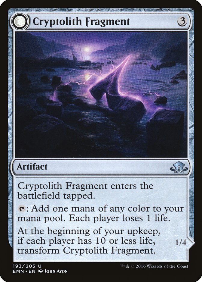 Fragment de cryptolithe // Aurore d'Emrakul [Eldritch Moon]