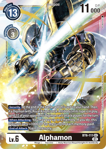 Alphamon [BT6-111] [Doble Diamante]