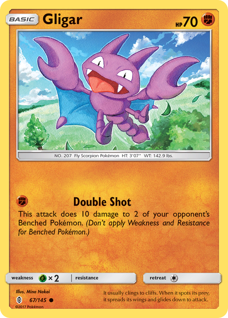 Gligar (67/145) [Soleil et Lune : Gardiens Ascendants]