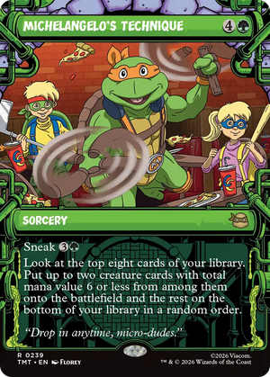 Michelangelo's Technique (Showcase) [Teenage Mutant Ninja Turtles]