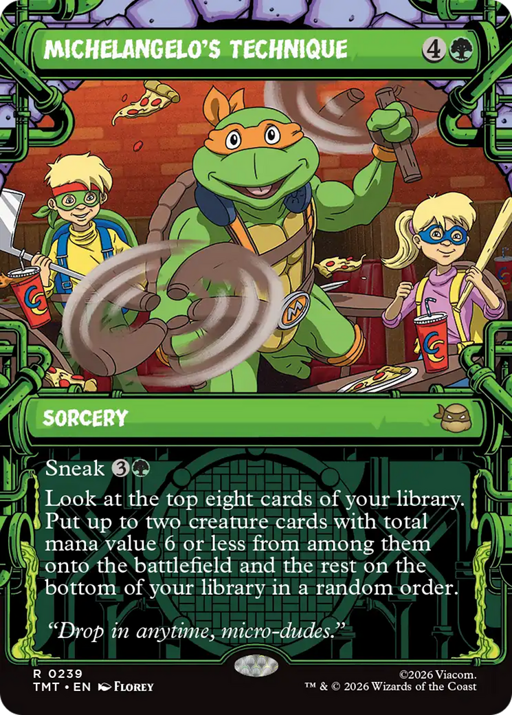 La technique de Michelangelo (Démonstration) [Les Tortues Ninja]