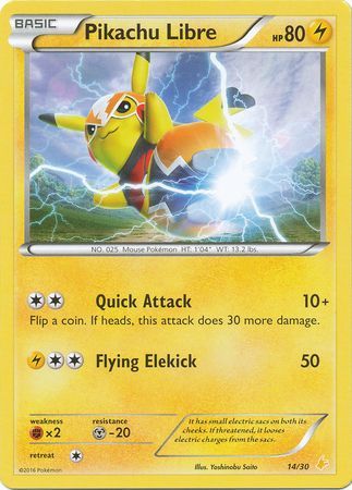 Pikachu Catcheur (14/30) [XY: Kit du Dresseur 3 - Pikachu Catcheur]