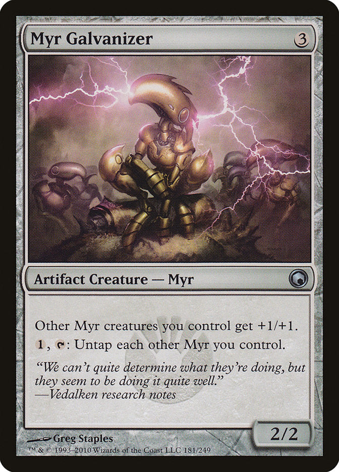 Galvaniseur myr [Les Cicatrices de Mirrodin]