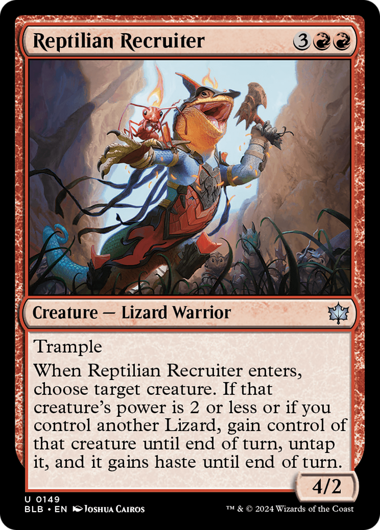 Recruteur reptilien [Bloomburrow]