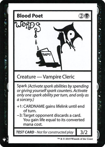 Poeta Sangriento [Cartas de prueba de Mystery Booster]