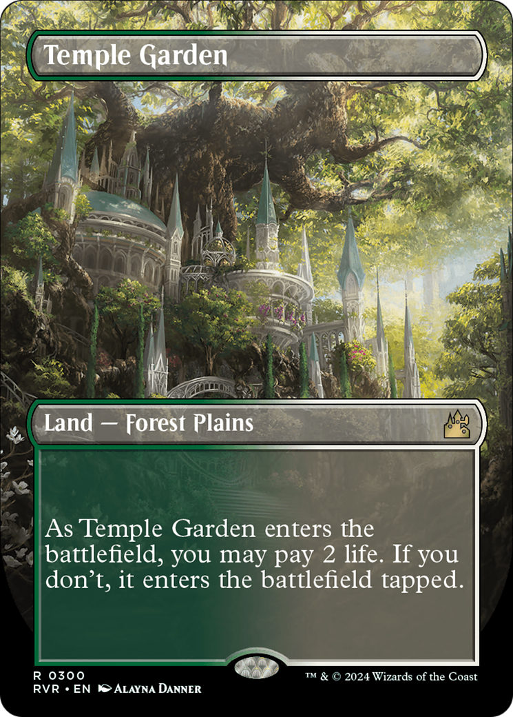 Jardin du temple (sans bordure) [Ravnica Remastered]