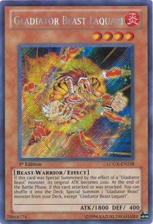 Bête Gladiateur Laquari [LCGX-FR238] Secret Rare