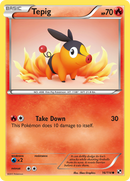 Tepig (16/114) [Noir & Blanc : Set de Base]