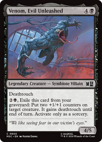 Venom, Maldad desatada [Marvel Super Heroes Commander]