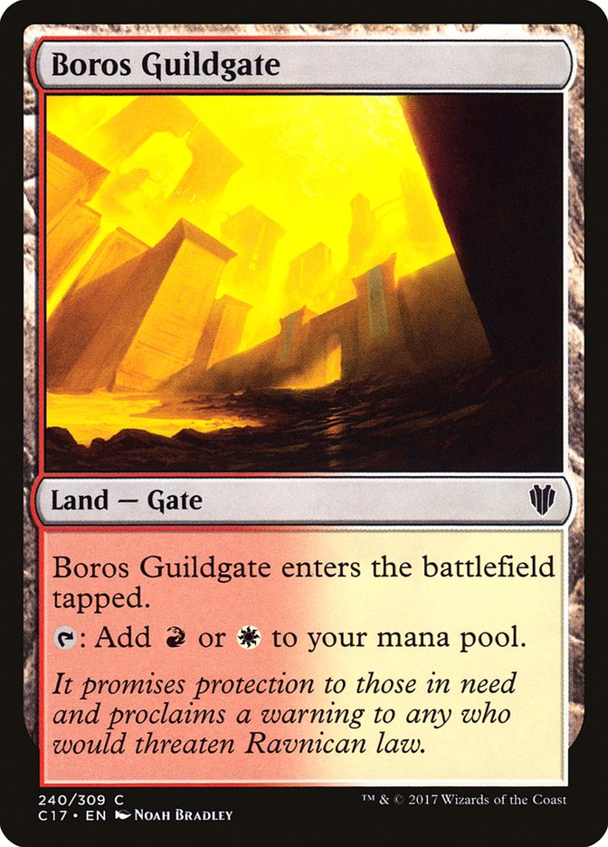 Porte des guildes de Boros [Commander 2017]