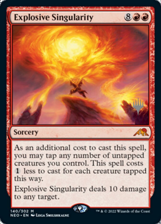 Singularité explosive (Pack promotionnel) [Kamigawa : La dynastie néon Promos]