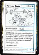 Leurre personnel (Édition 2021) [Cartes de test Mystery Booster]