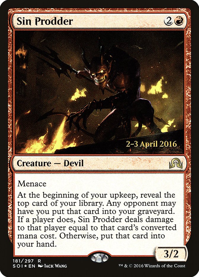 Sin Prodder [Avant-première *Ténèbres sur Innistrad*]