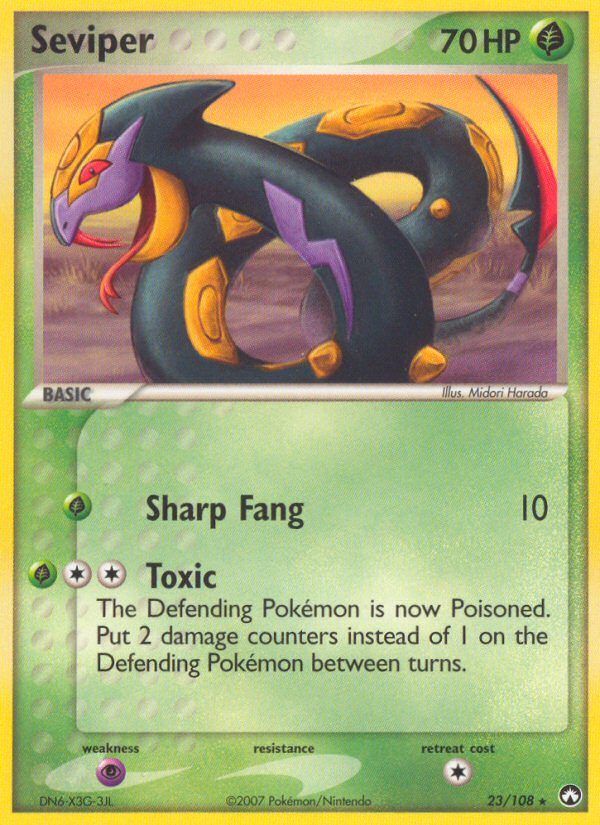 Seviper (23/108) [EX: Guardianes del Poder]