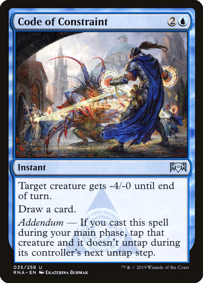 Code de contrainte [Allégeance de Ravnica]