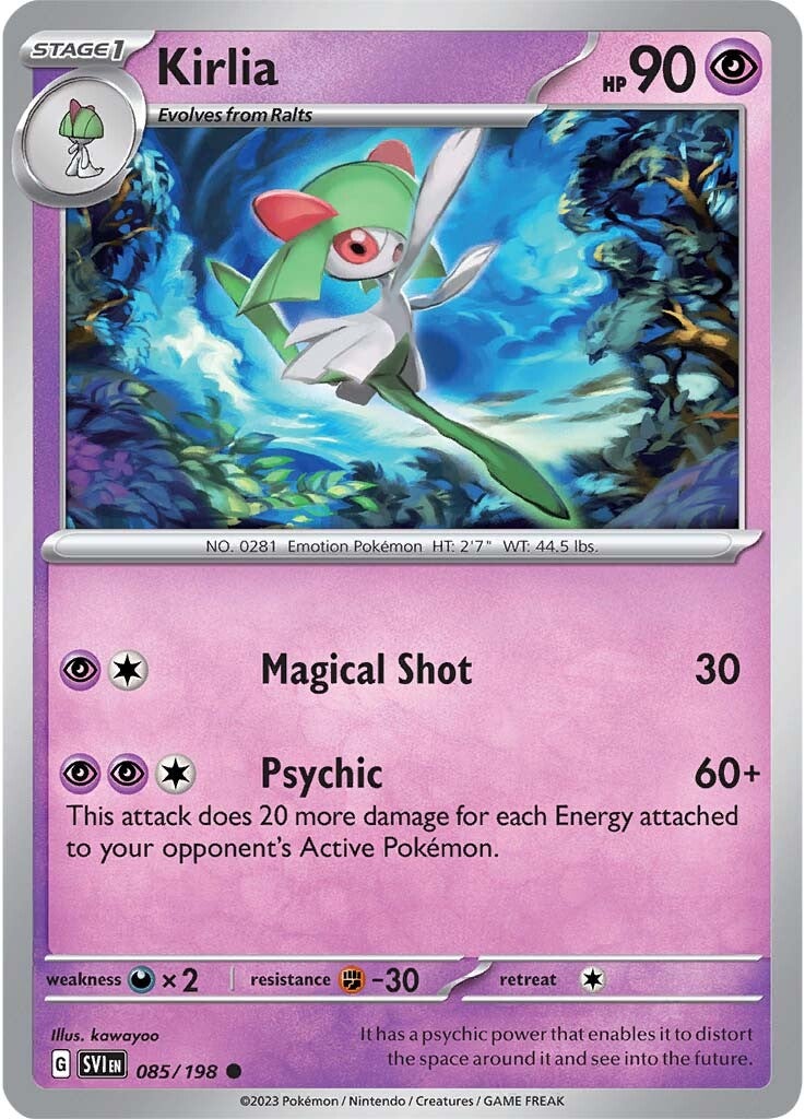 Kirlia (085/198) [Escarlata y Púrpura: Set Básico]