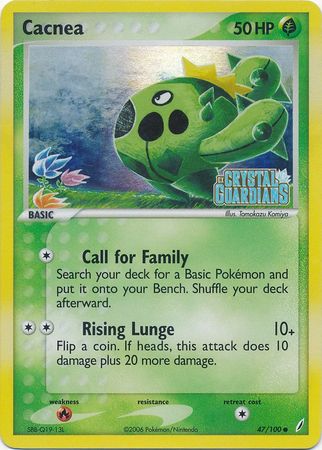 Cacnea (47/100) (Estampada) [EX: Guardianes de Cristal]