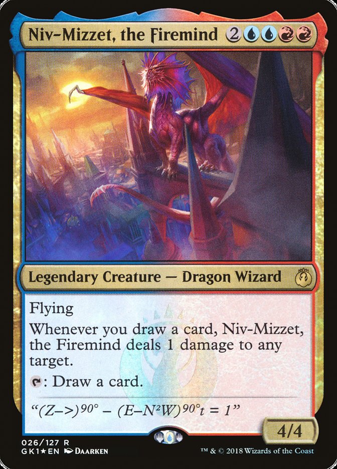 Niv-Mizzet, le Maître-esprit [Kit de guilde Guildes de Ravnica]