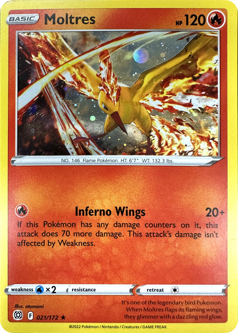Moltres (021/172) (Cosmos Holo) [Espada y Escudo: Astros Brillantes]
