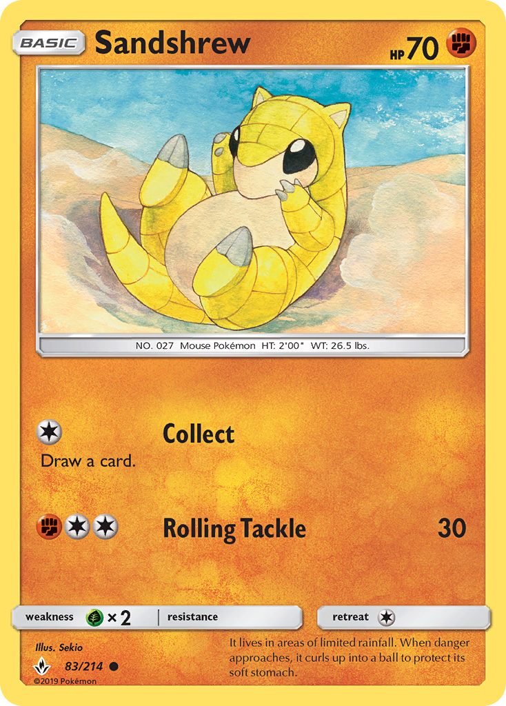 Sandshrew (83/214) [Sol y Luna: Lazos Indestructibles]