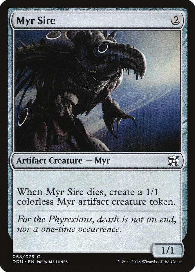 Sire de la myrra [Decks duellistes : Elfes contre Inventeurs]