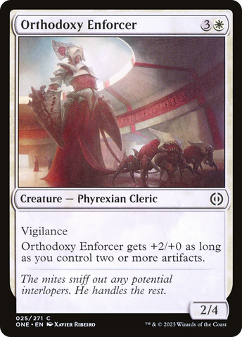 Cumplidor de la ortodoxia [Phyrexia: All Will Be One]
