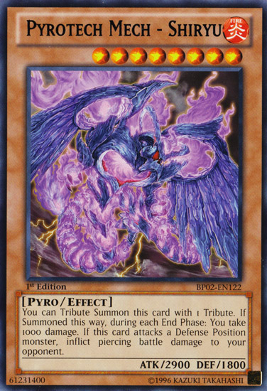 Pyrotech Mech - Shiryu [BP02-EN122] Mosaïque Rare