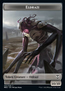 Eldrazi // Soldat humain Double-Sided Token [Streets of New Capenna Commander Tokens]
