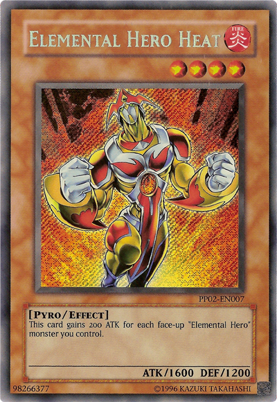 HÉROS Élémentaire Heat [PP02-EN007] Secret Rare