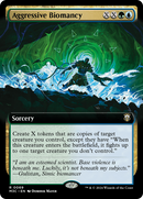 Biomancie agressive (Extended Art) (Feuille chatoyante) [Modern Horizons 3 Commander]