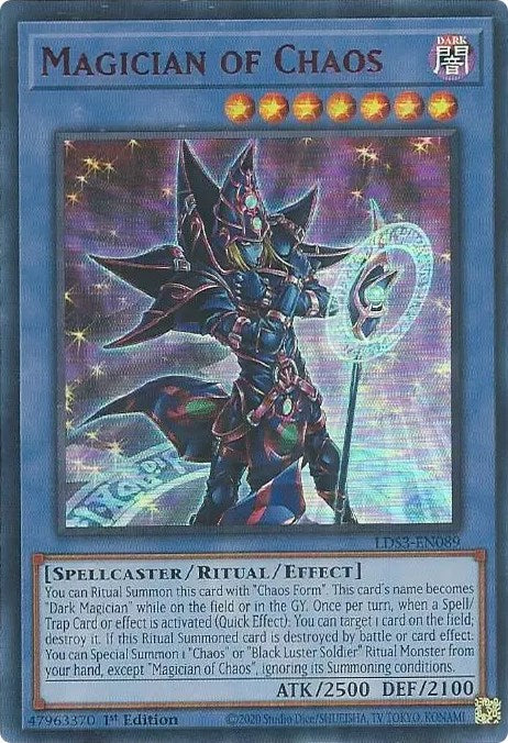 Magicien des Ténèbres (Rouge) [LDS3-FR089] Ultra Rare