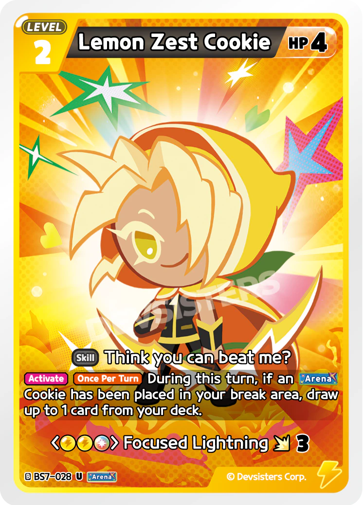 Image for Lemon Zest Cookie (BS7-028) (BS7) - CookieRun: Braverse TCG