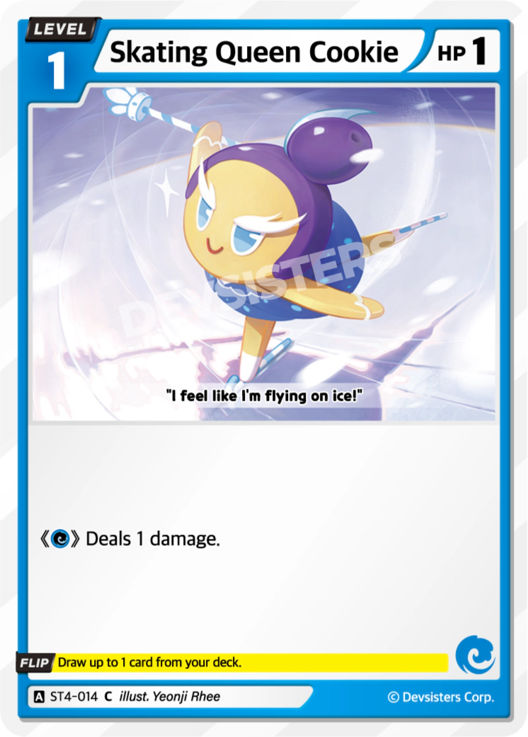 Image for Skating Queen Cookie (ST4-014) (ST4) - CookieRun: Braverse TCG