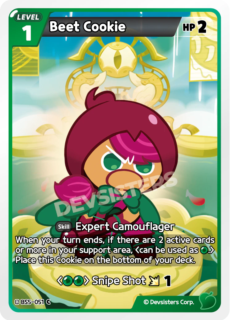 Image for Beet Cookie (BS5-051) (BS5) - CookieRun: Braverse TCG