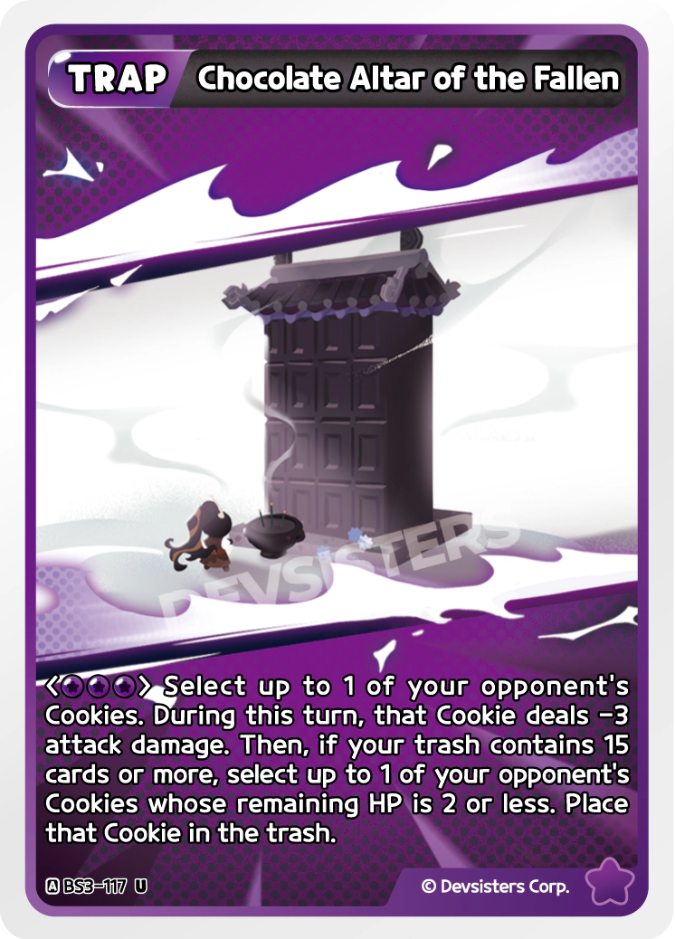 Image for Chocolate Altar of the Fallen (BS3-117) (BS3) - CookieRun: Braverse TCG