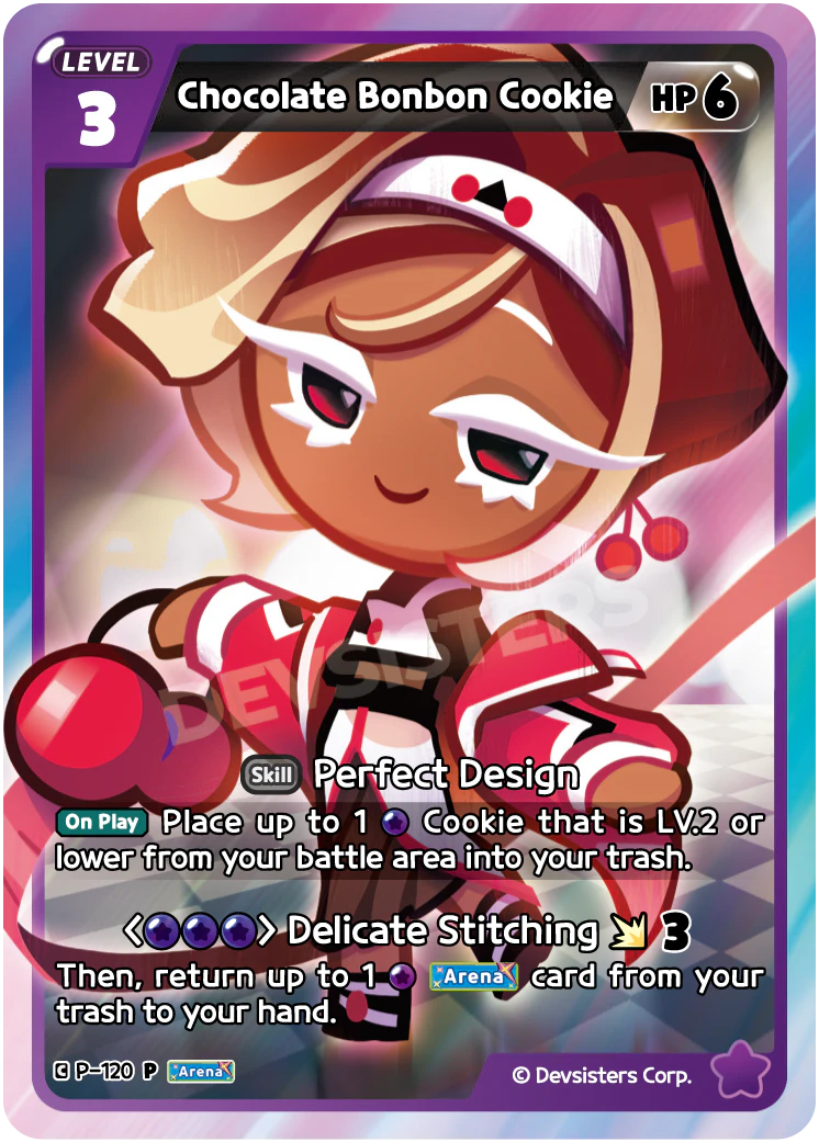 Image for Chocolate Bonbon Cookie (P-120) (P) - CookieRun: Braverse TCG